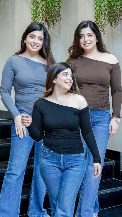 Berly One Shoulder Top