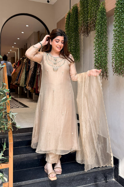 Mahika Hand Embroidered Suit Set