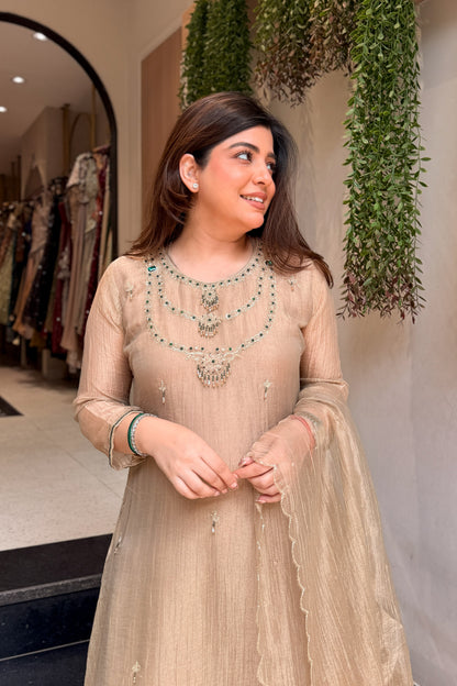 Mahika Hand Embroidered Suit Set
