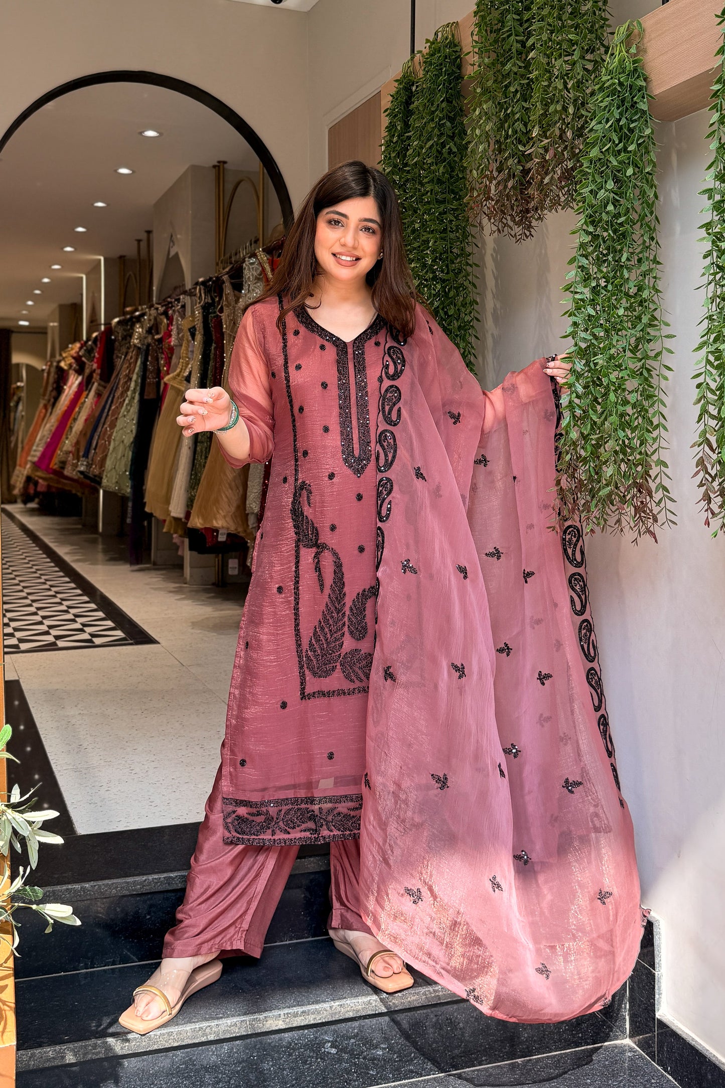 Yashvi Beads Embroidered Suit Set