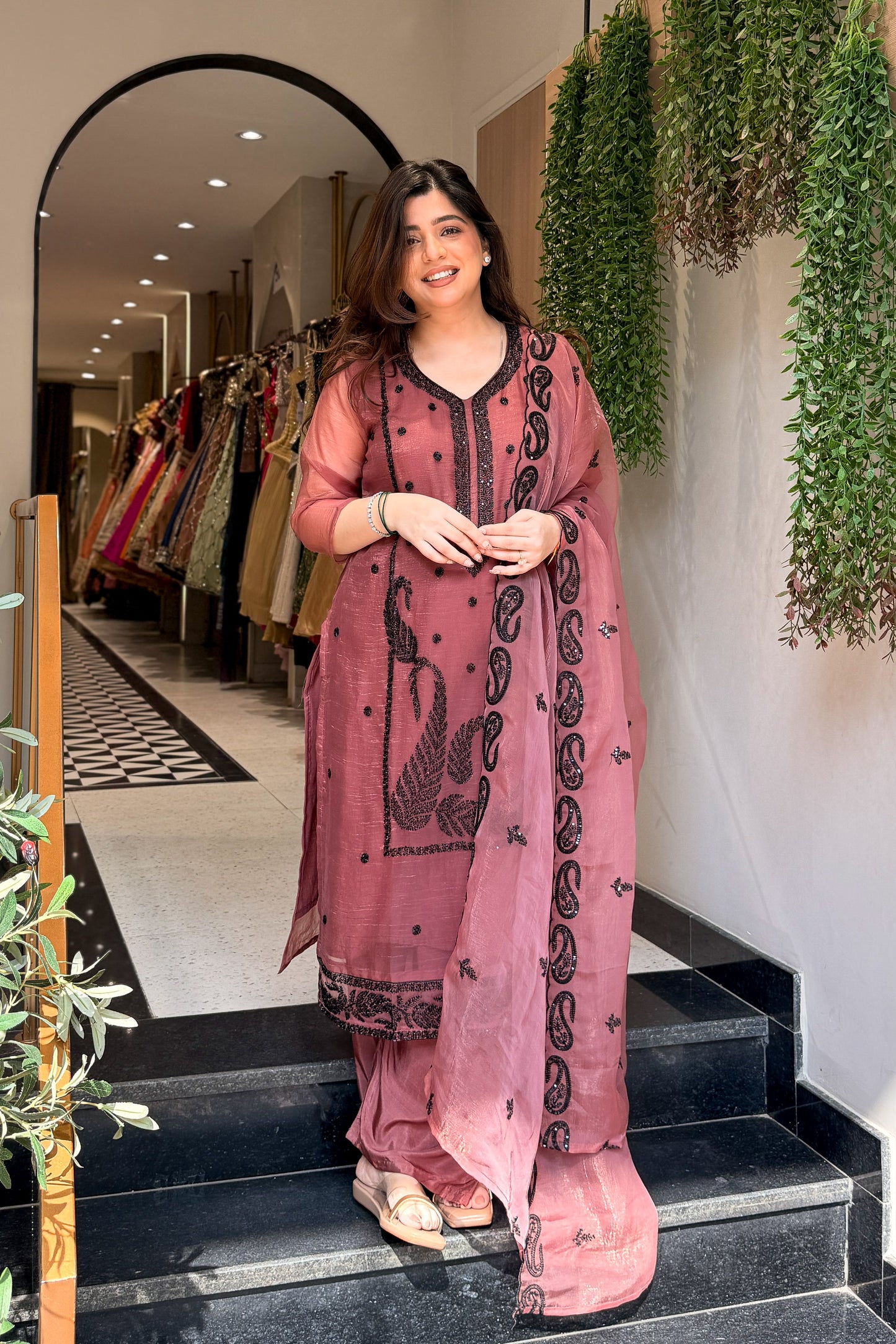 Yashvi Beads Embroidered Suit Set