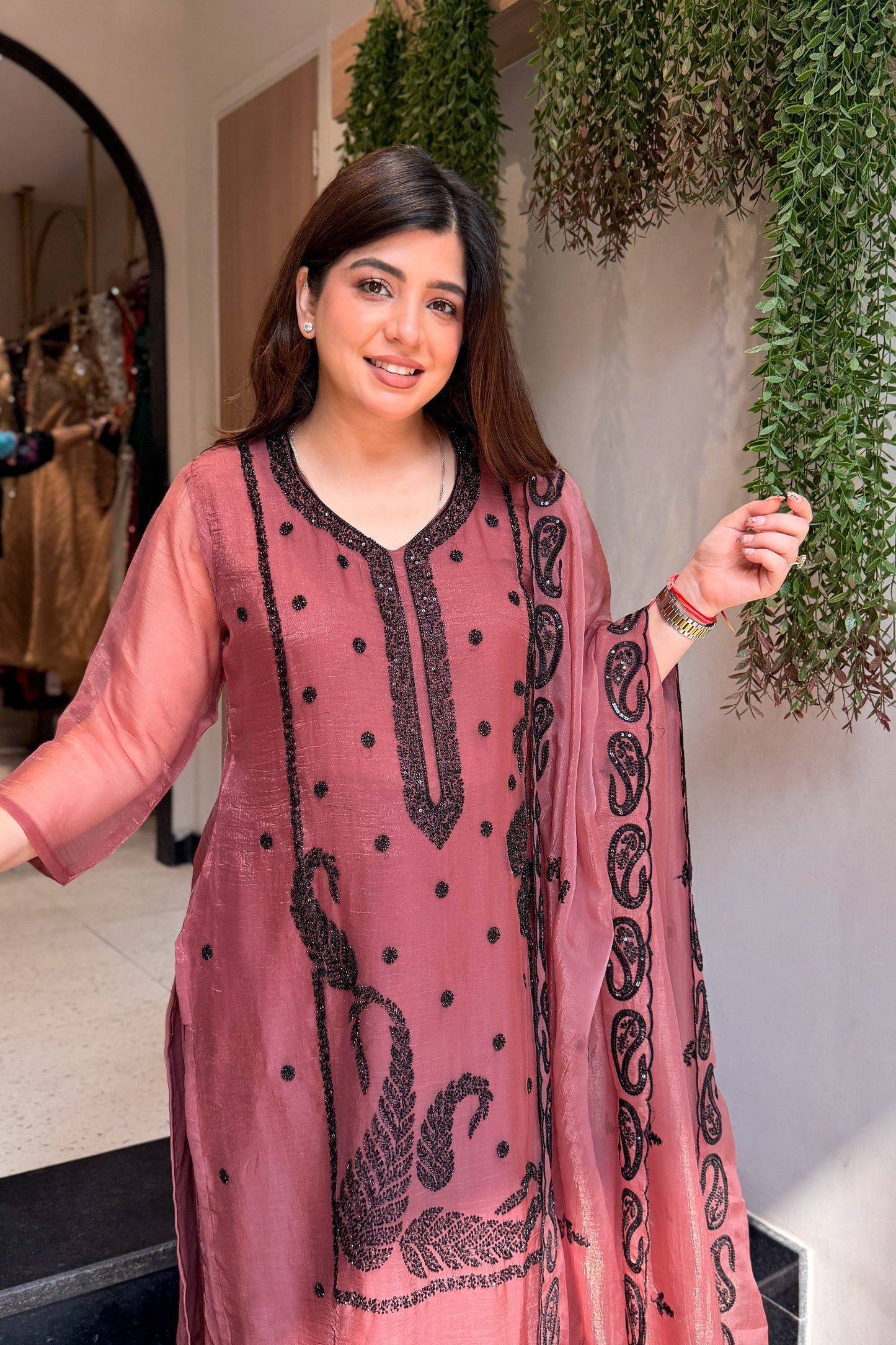 Yashvi Beads Embroidered Suit Set