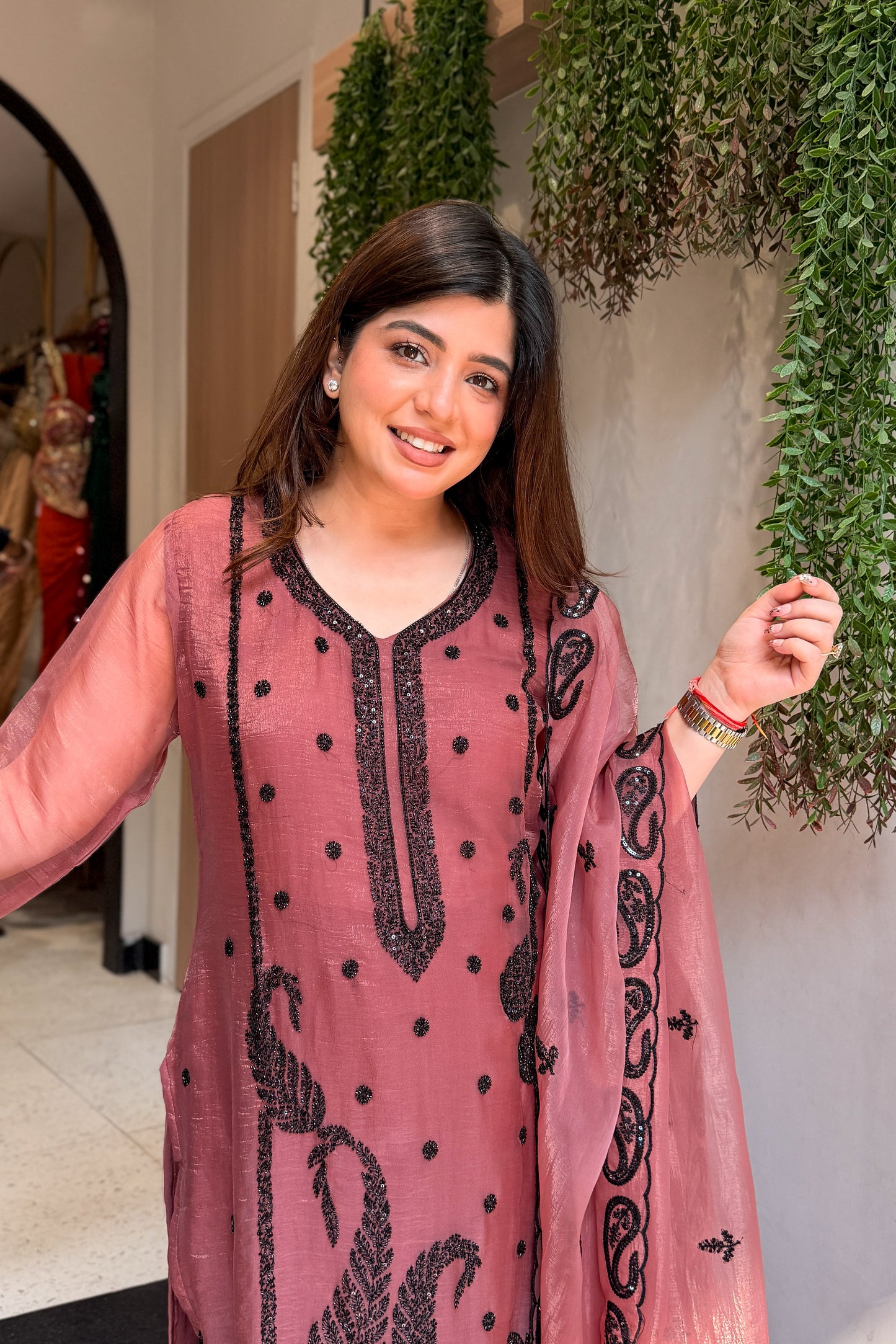Yashvi Beads Embroidered Suit Set