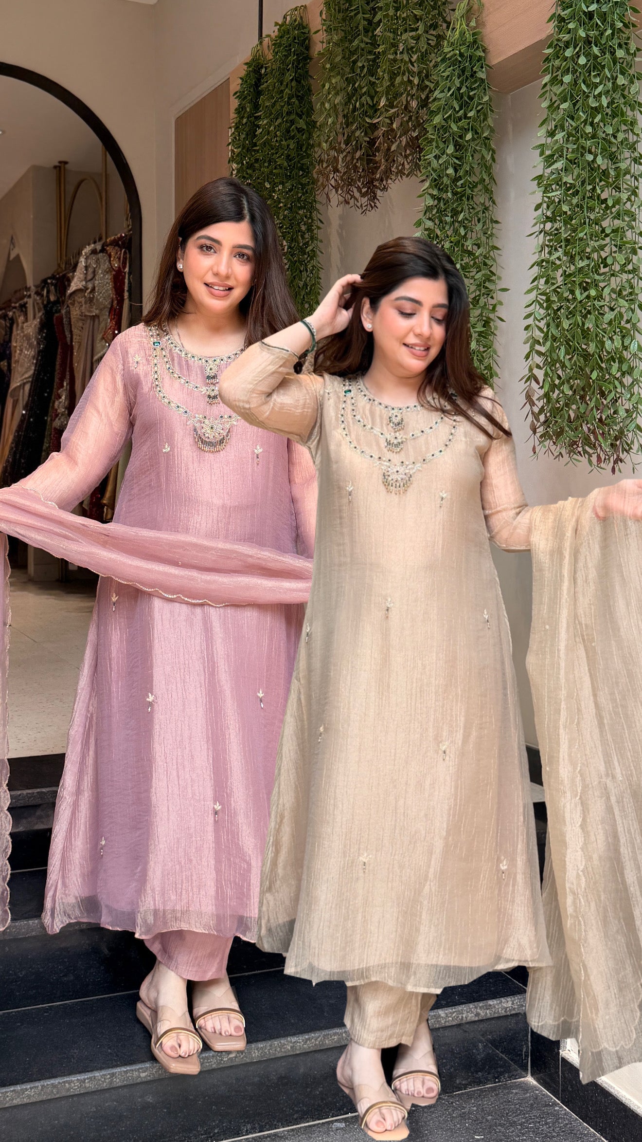 Mahika Hand Embroidered Suit Set