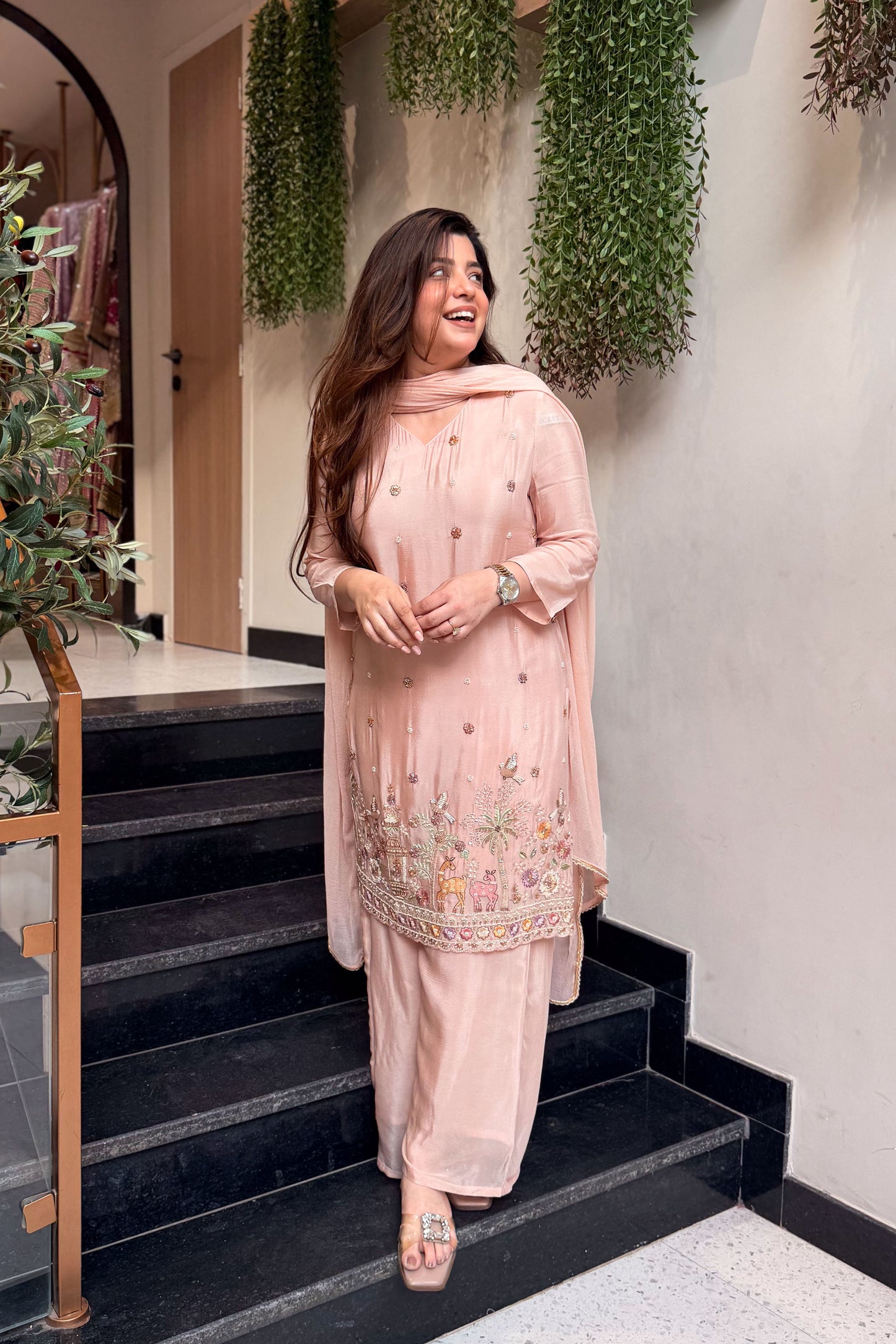 Ridhima Hand Embroidered Suit Set