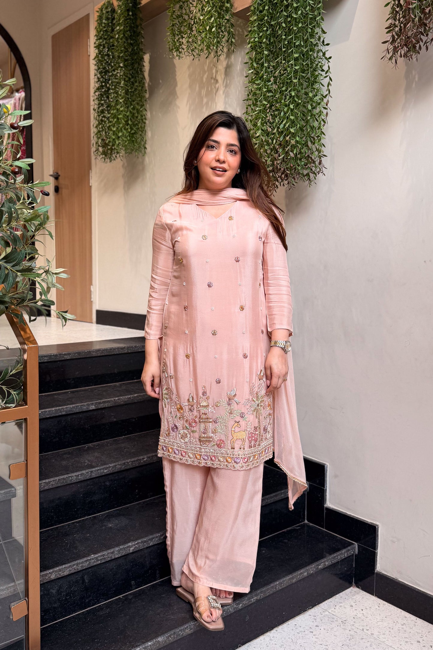 Ridhima Hand Embroidered Suit Set