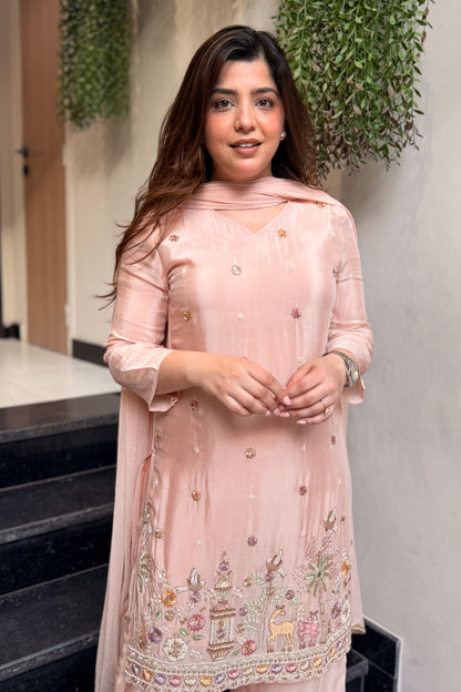 Ridhima Hand Embroidered Suit Set