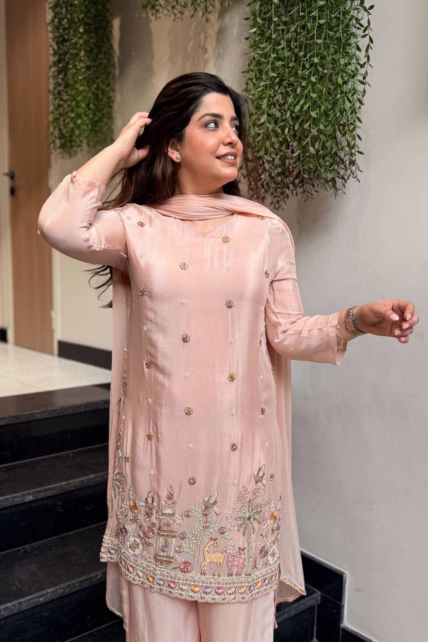 Ridhima Hand Embroidered Suit Set