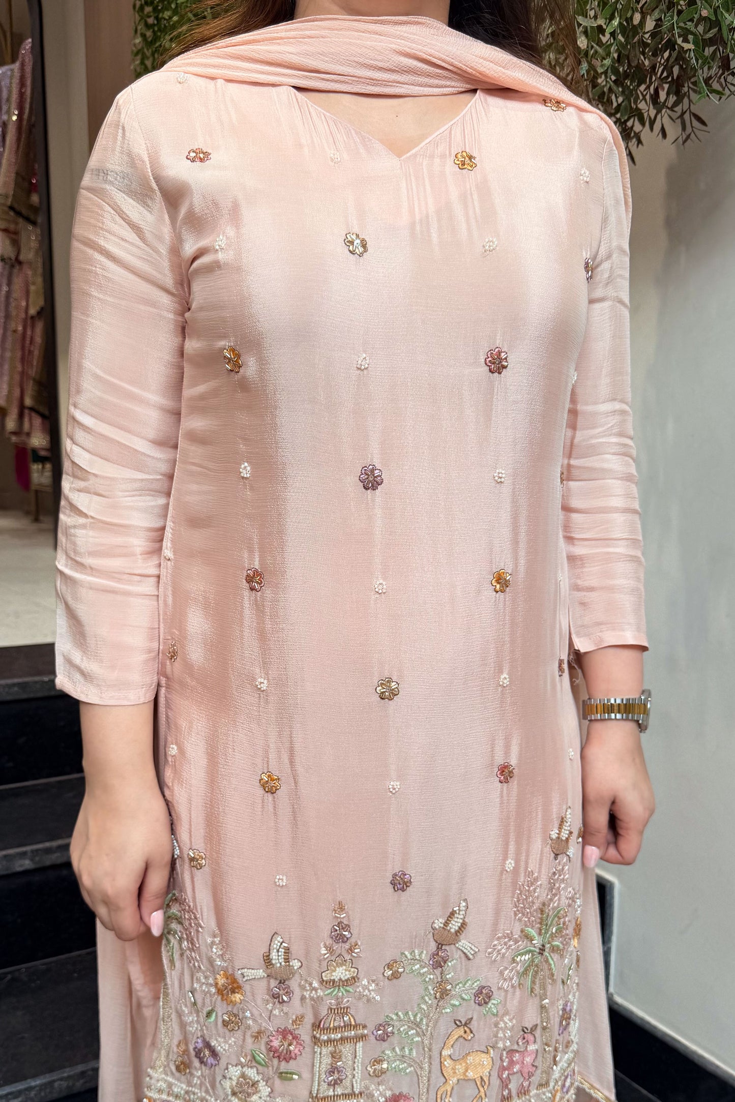 Ridhima Hand Embroidered Suit Set