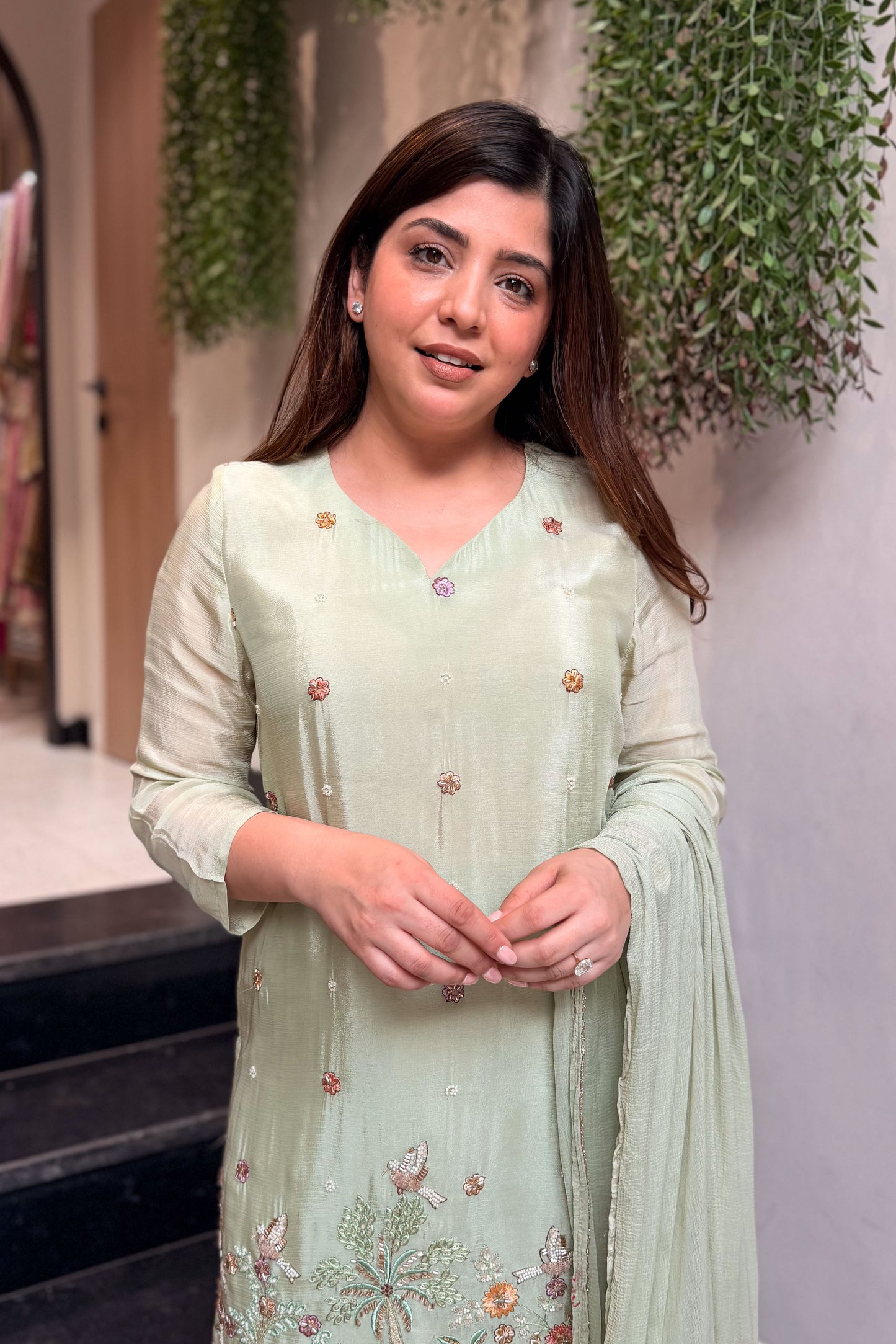 Ridhima Hand Embroidered Suit Set