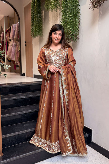 Zoya Gotta And Mirror Detailing Anarkali
