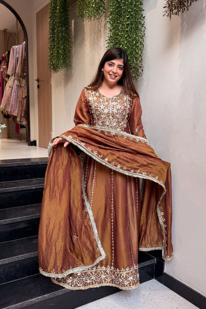 Zoya Gotta And Mirror Detailing Anarkali