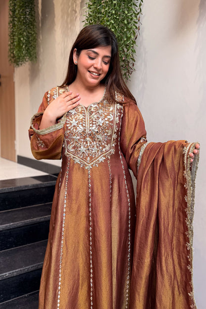 Zoya Gotta And Mirror Detailing Anarkali