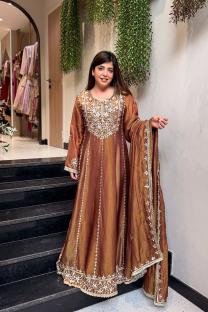 Zoya Gotta And Mirror Detailing Anarkali
