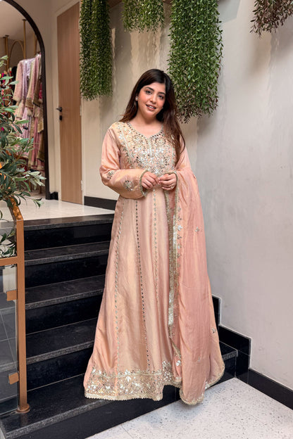 Zoya Gotta And Mirror Detailing Anarkali