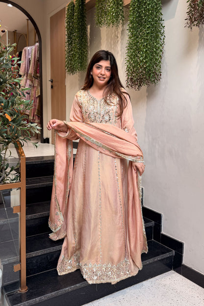 Zoya Gotta And Mirror Detailing Anarkali