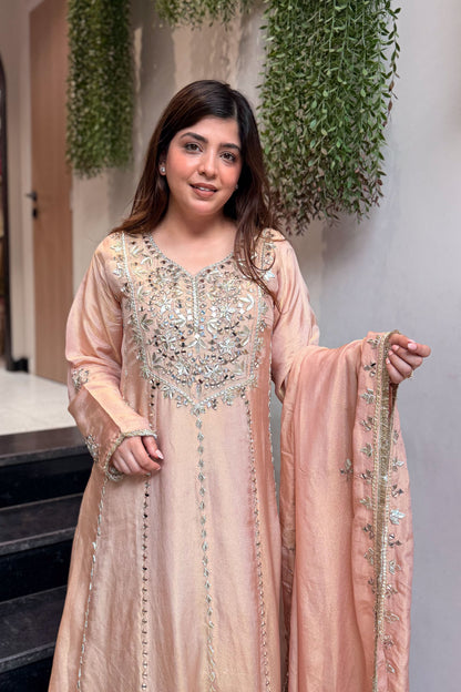 Zoya Gotta And Mirror Detailing Anarkali