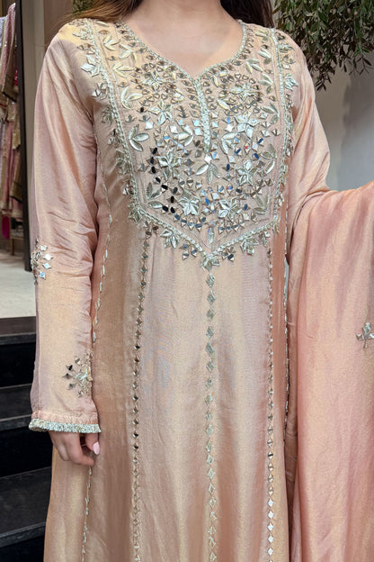 Zoya Gotta And Mirror Detailing Anarkali