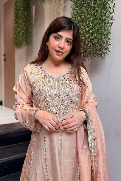 Zoya Gotta And Mirror Detailing Anarkali