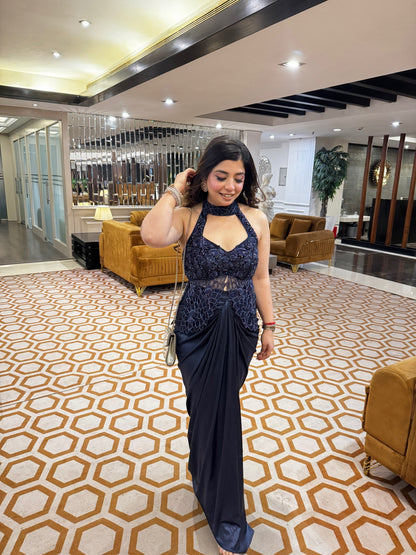 Lerina Embroidered Indowestern Outfit