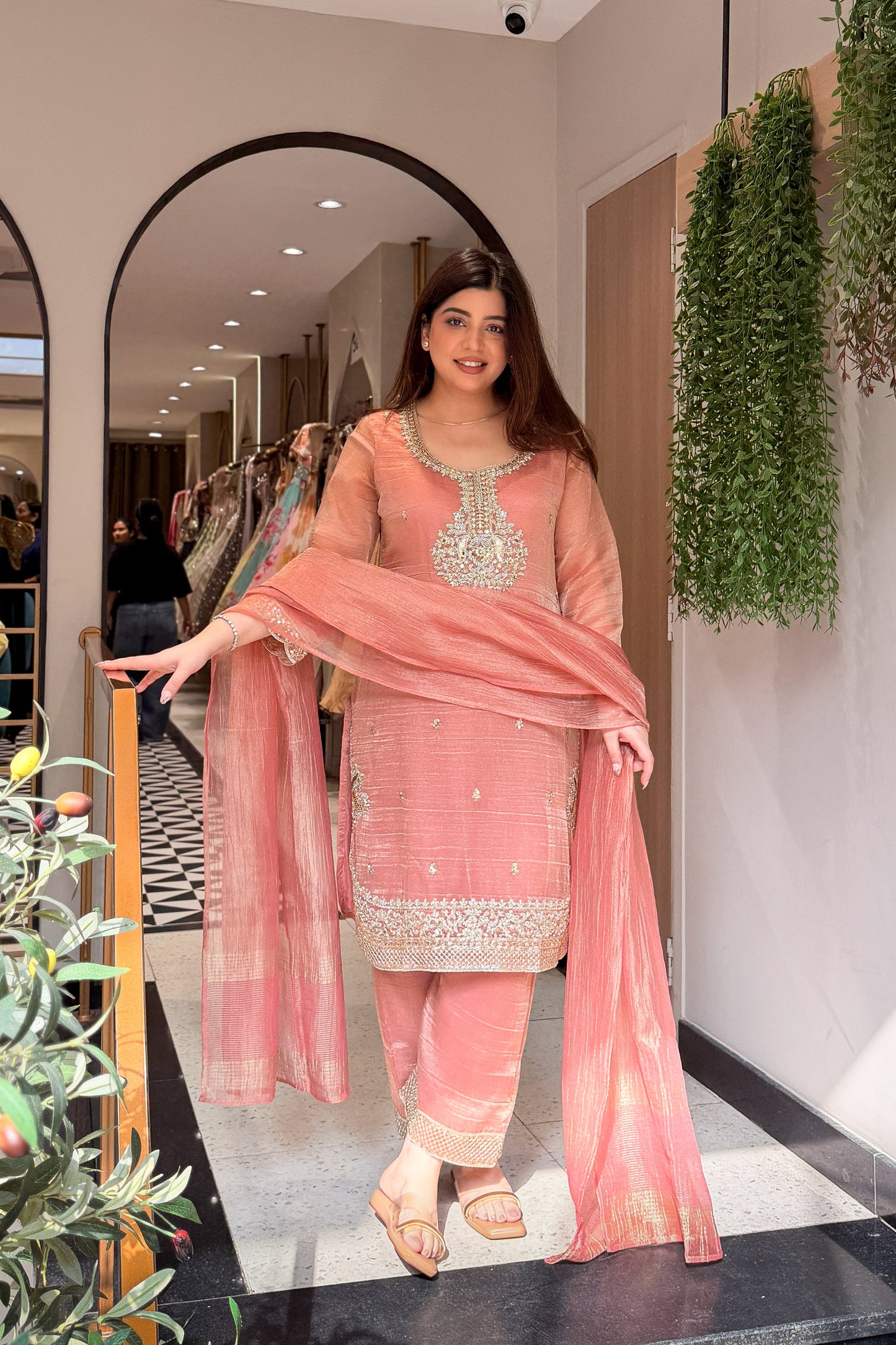 Ayanika Embroidered Suit Set