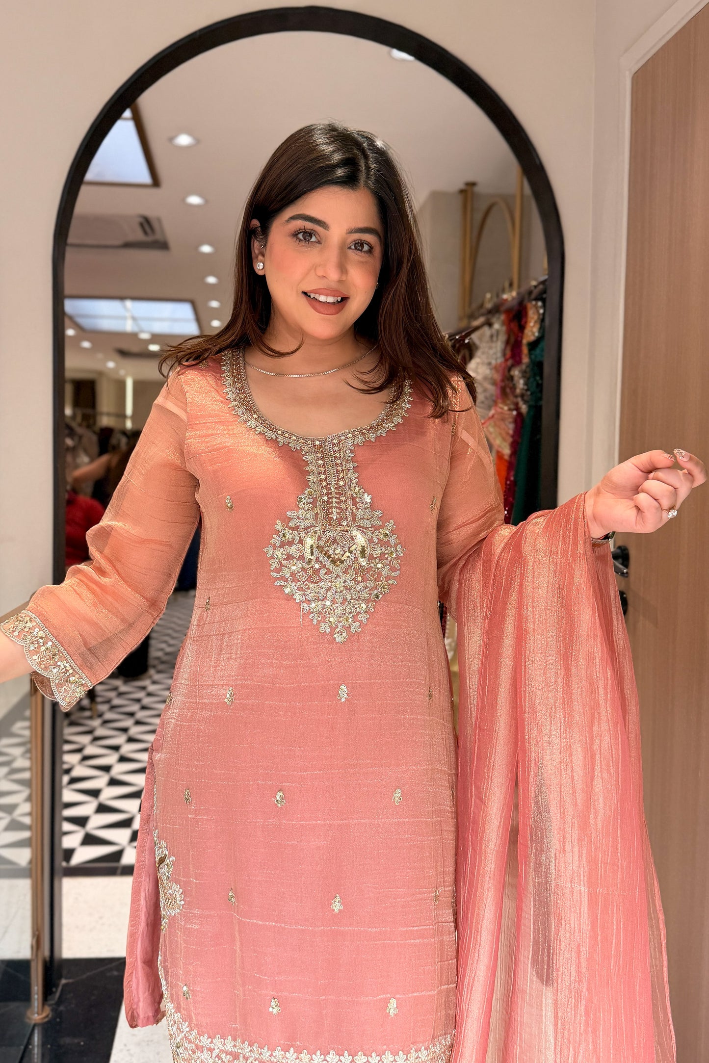 Ayanika Embroidered Suit Set