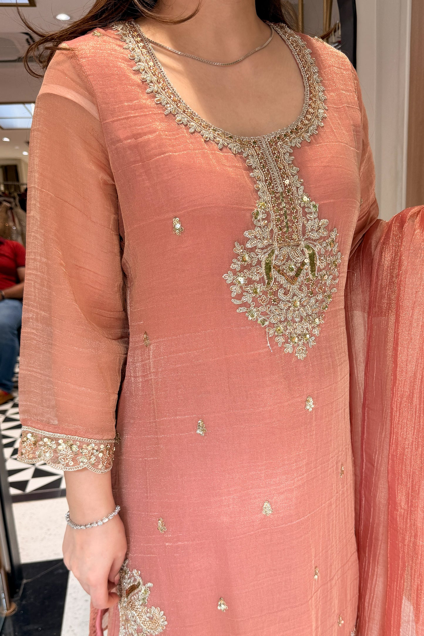 Ayanika Embroidered Suit Set