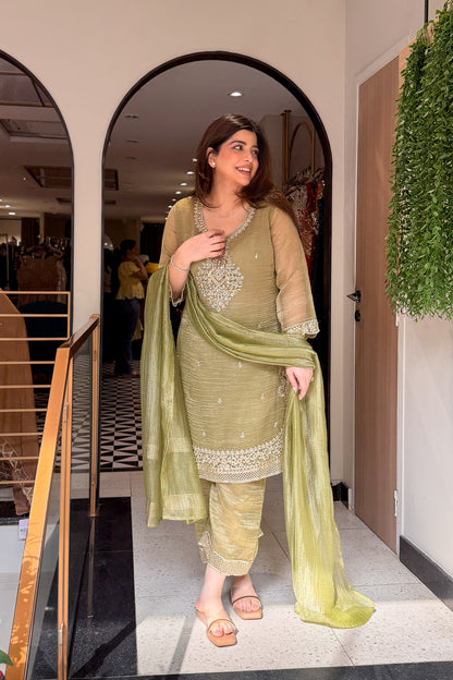 Ayanika Embroidered Suit Set