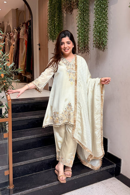Zarmala Mirror Embroidered Suit Set
