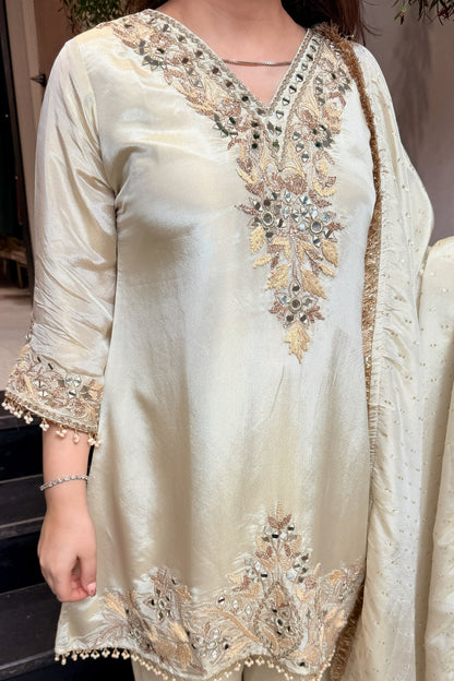 Zarmala Mirror Embroidered Suit Set