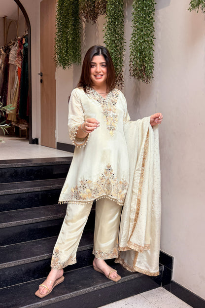 Zarmala Mirror Embroidered Suit Set