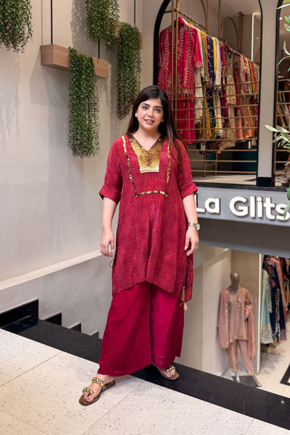 Anya Embroidered Co ord Set