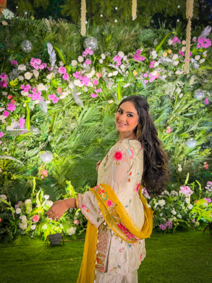 Nivraya Hand Embroidered Suit Set