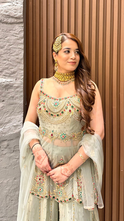 Nayira Hand Embroidered Suit Set