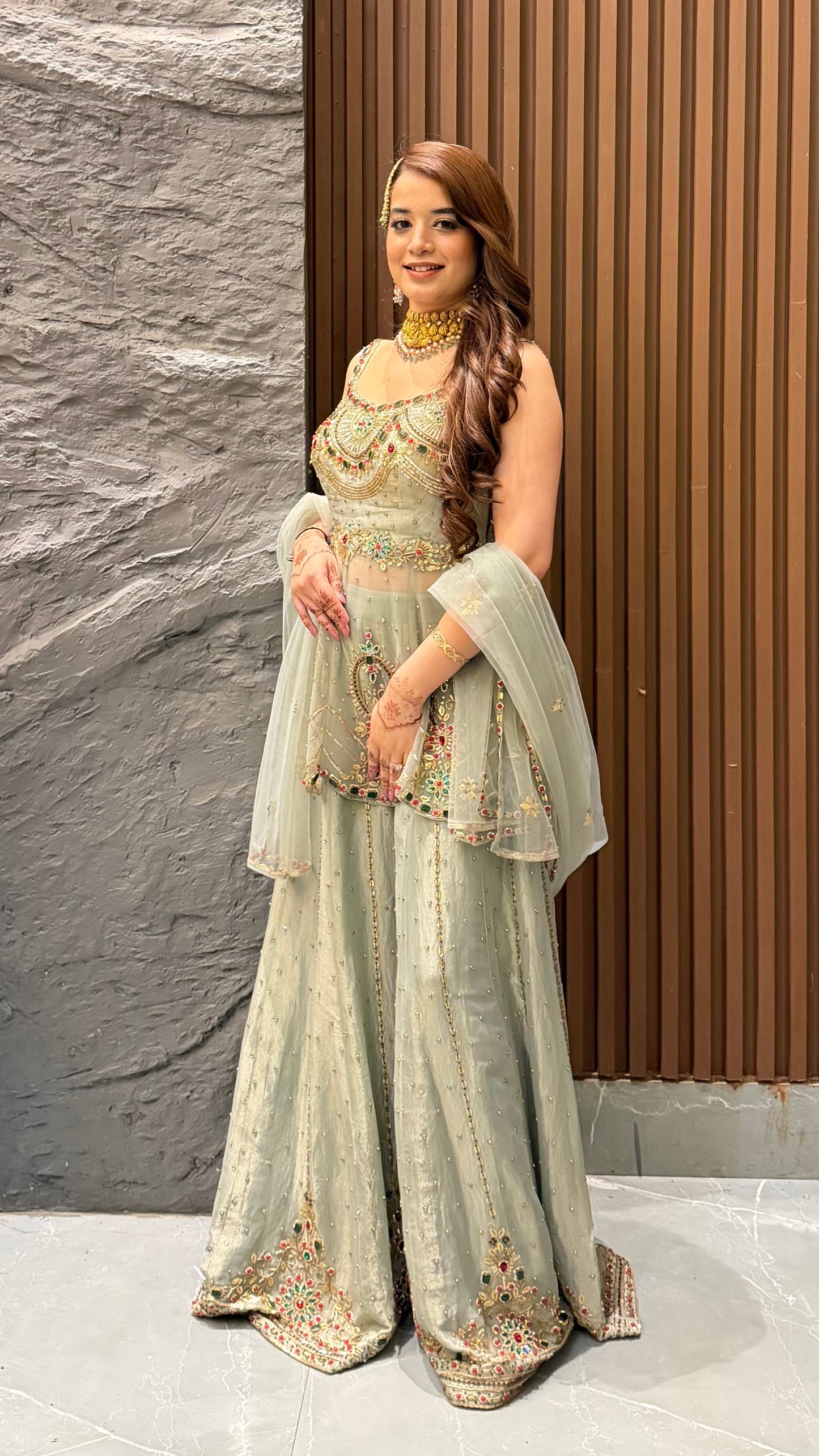 Nayira Hand Embroidered Suit Set