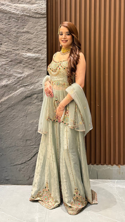 Nayira Hand Embroidered Suit Set
