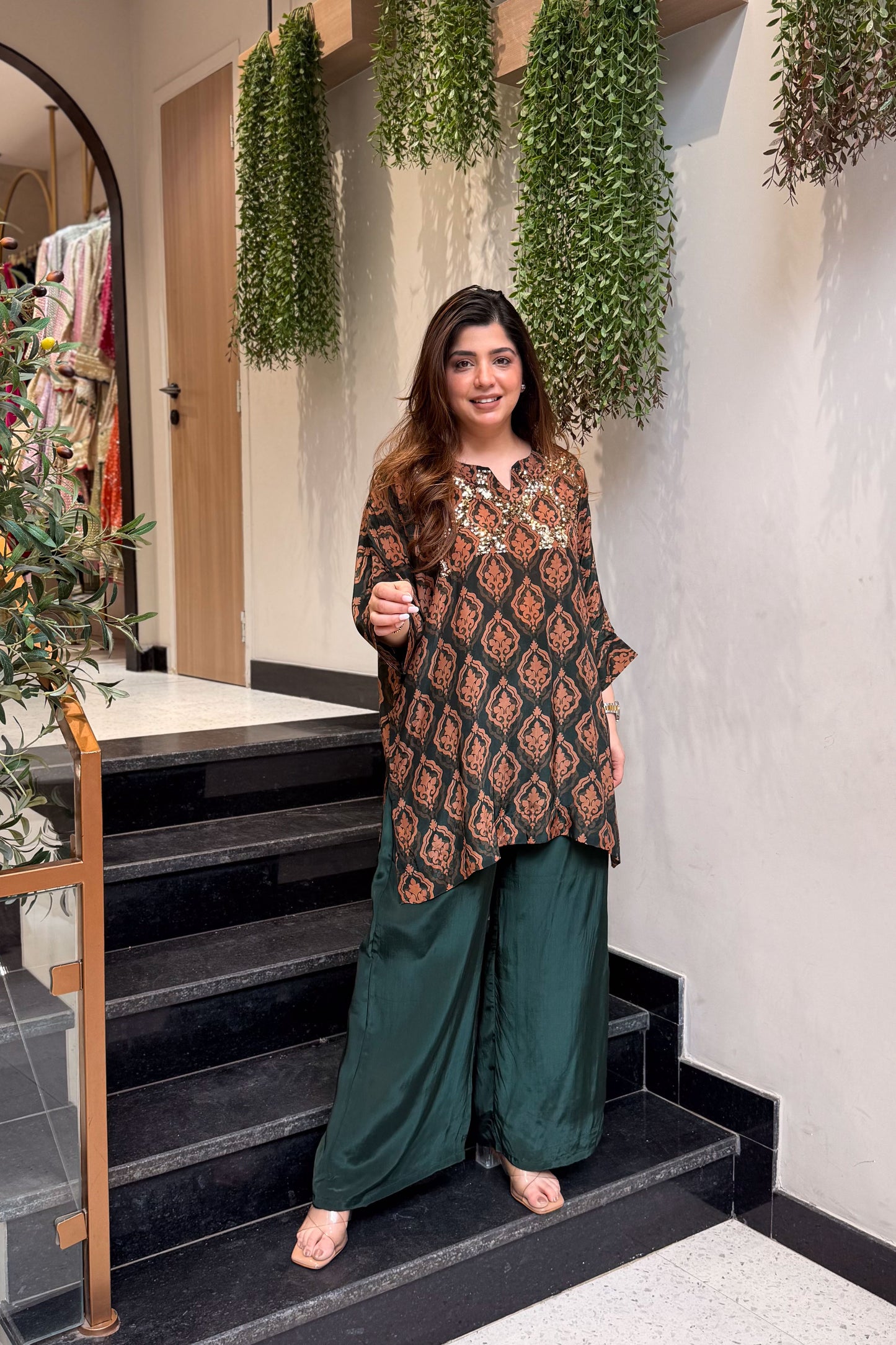 Anam Embroidered Co ord Set