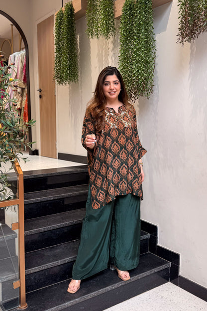 Anam Embroidered Co ord Set