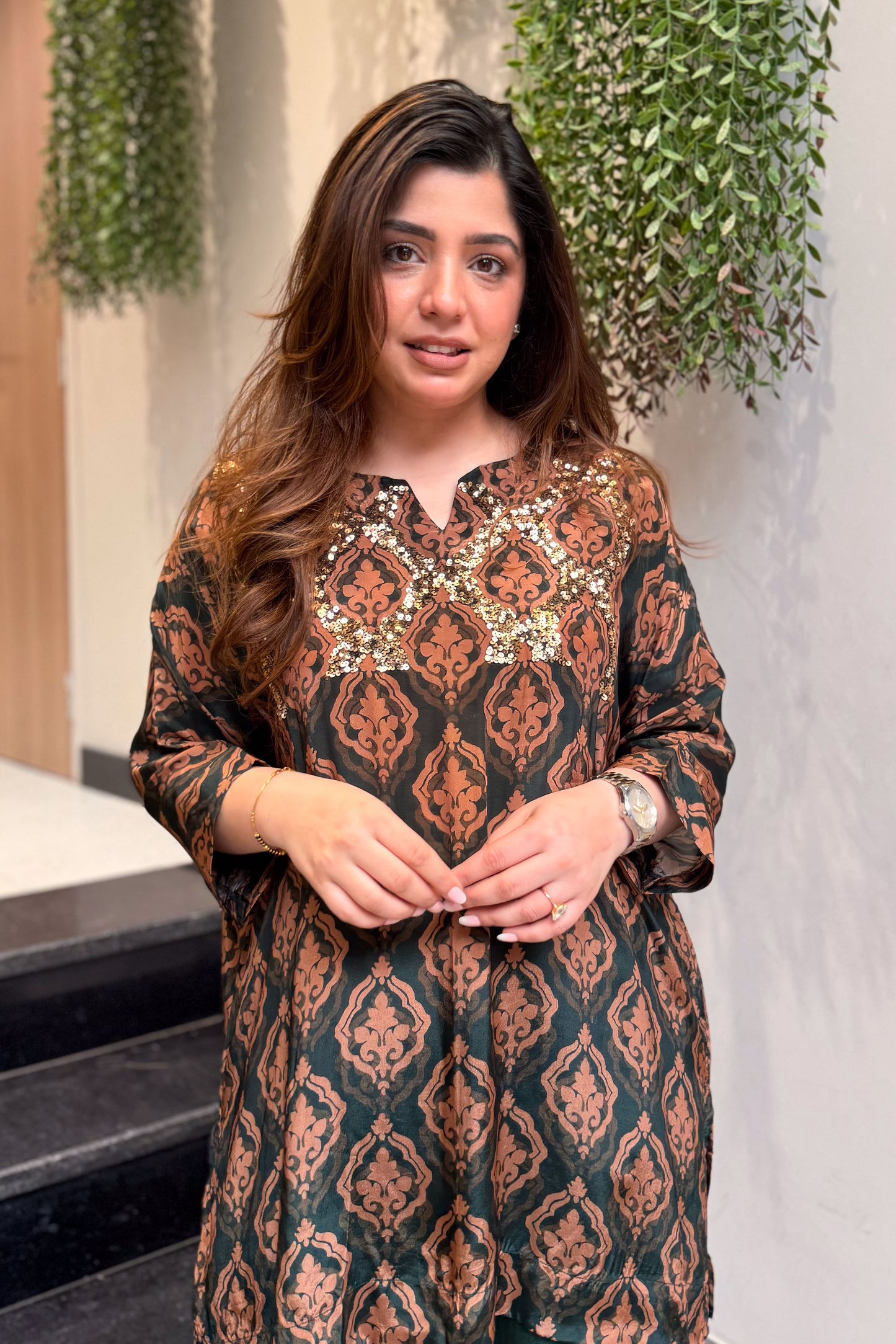 Anam Embroidered Co ord Set