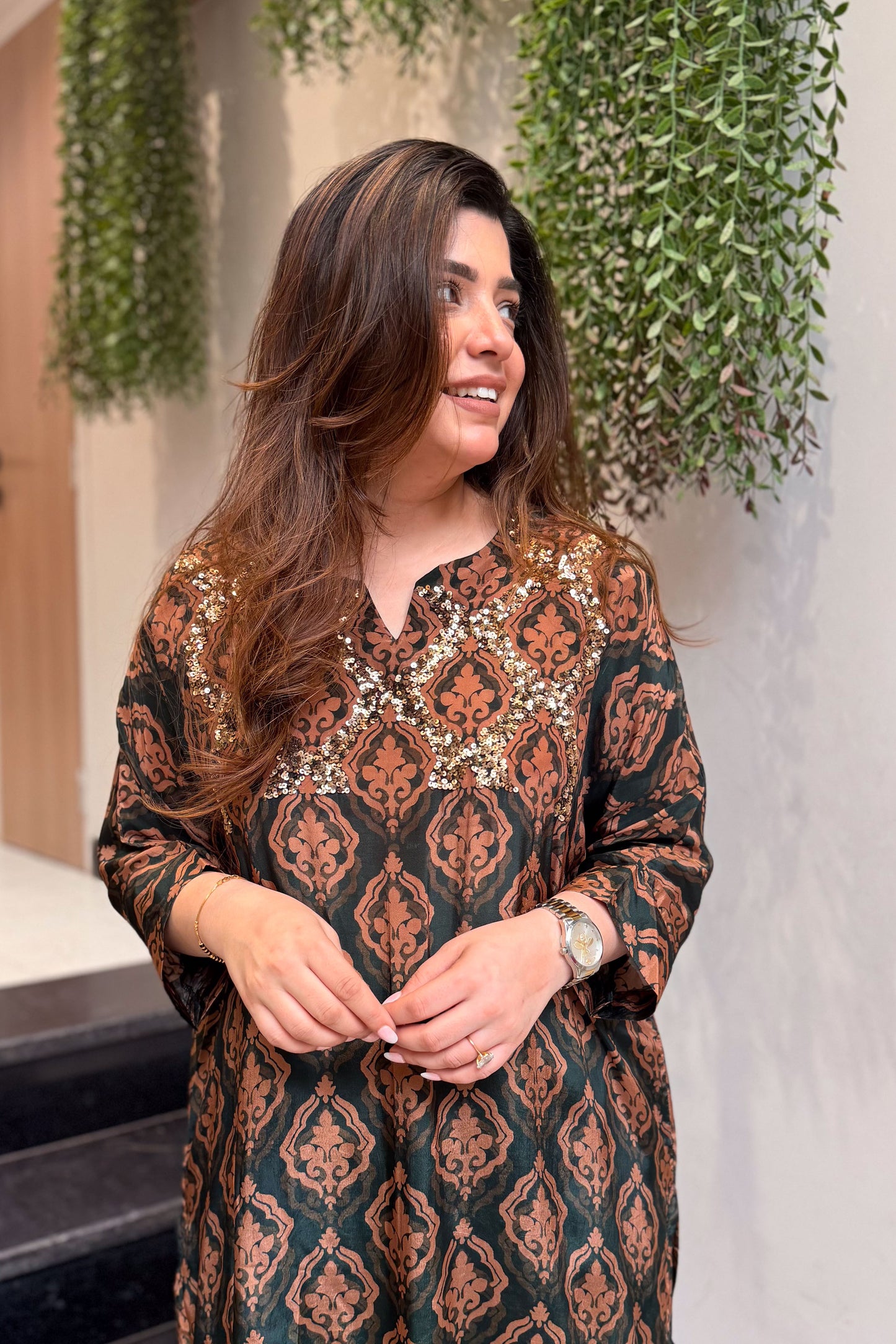 Anam Embroidered Co ord Set
