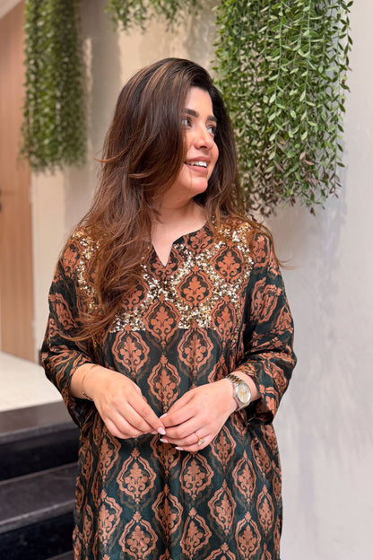 Anam Embroidered Co ord Set