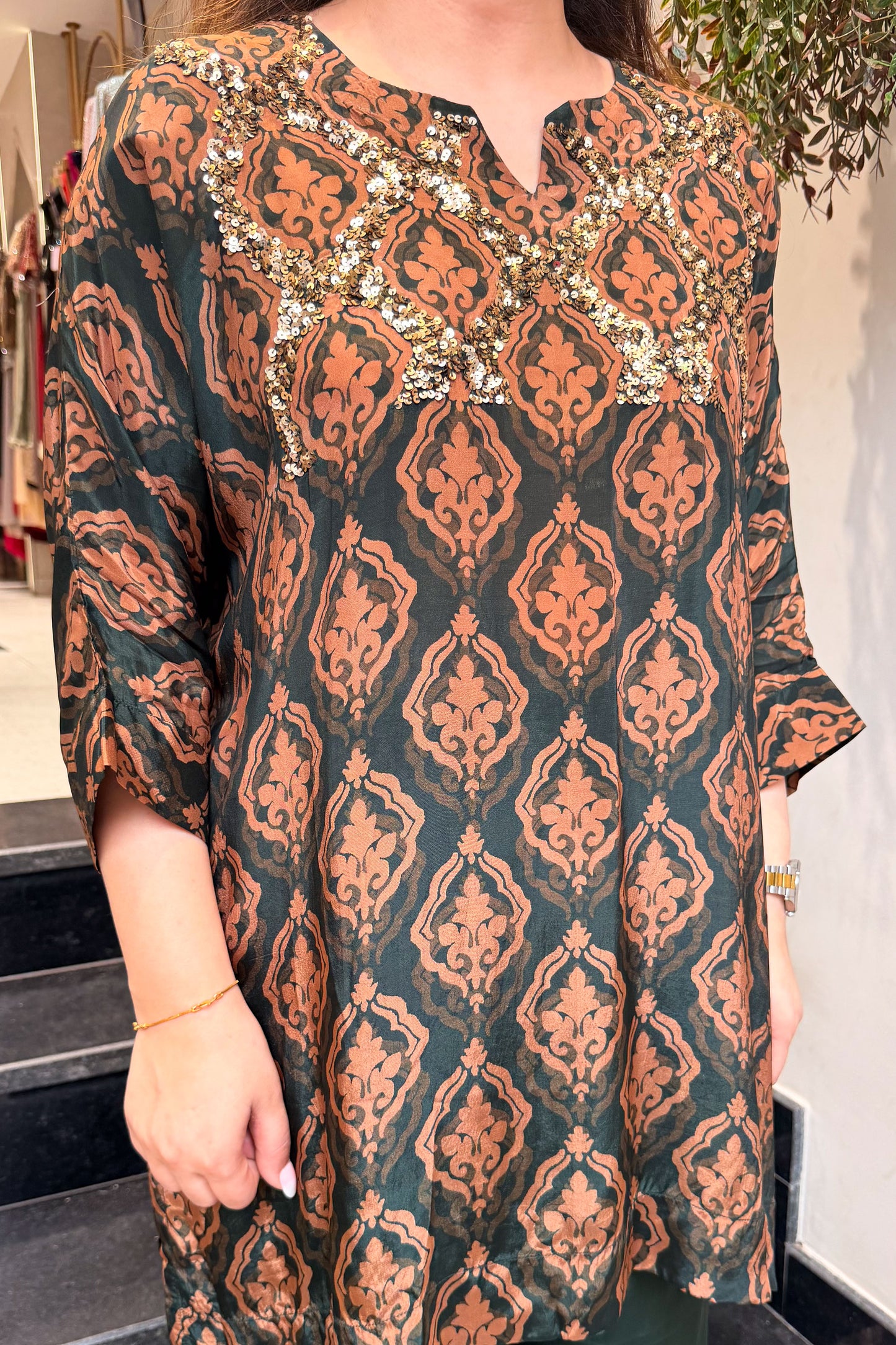 Anam Embroidered Co ord Set