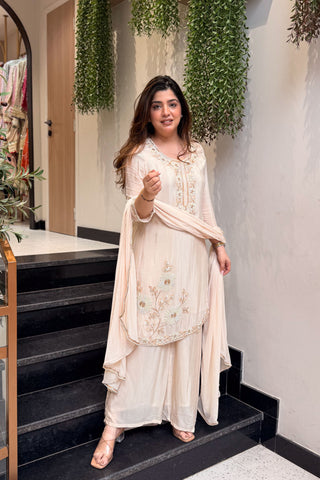 Advika Hand Embroidered Suit Set