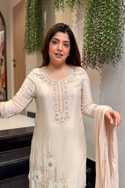 Advika Hand Embroidered Suit Set