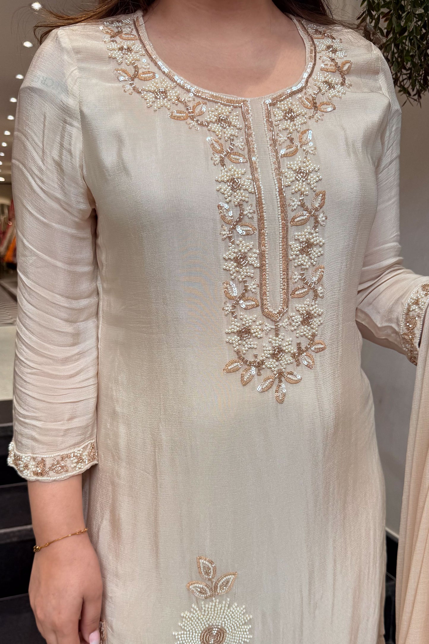 Advika Hand Embroidered Suit Set