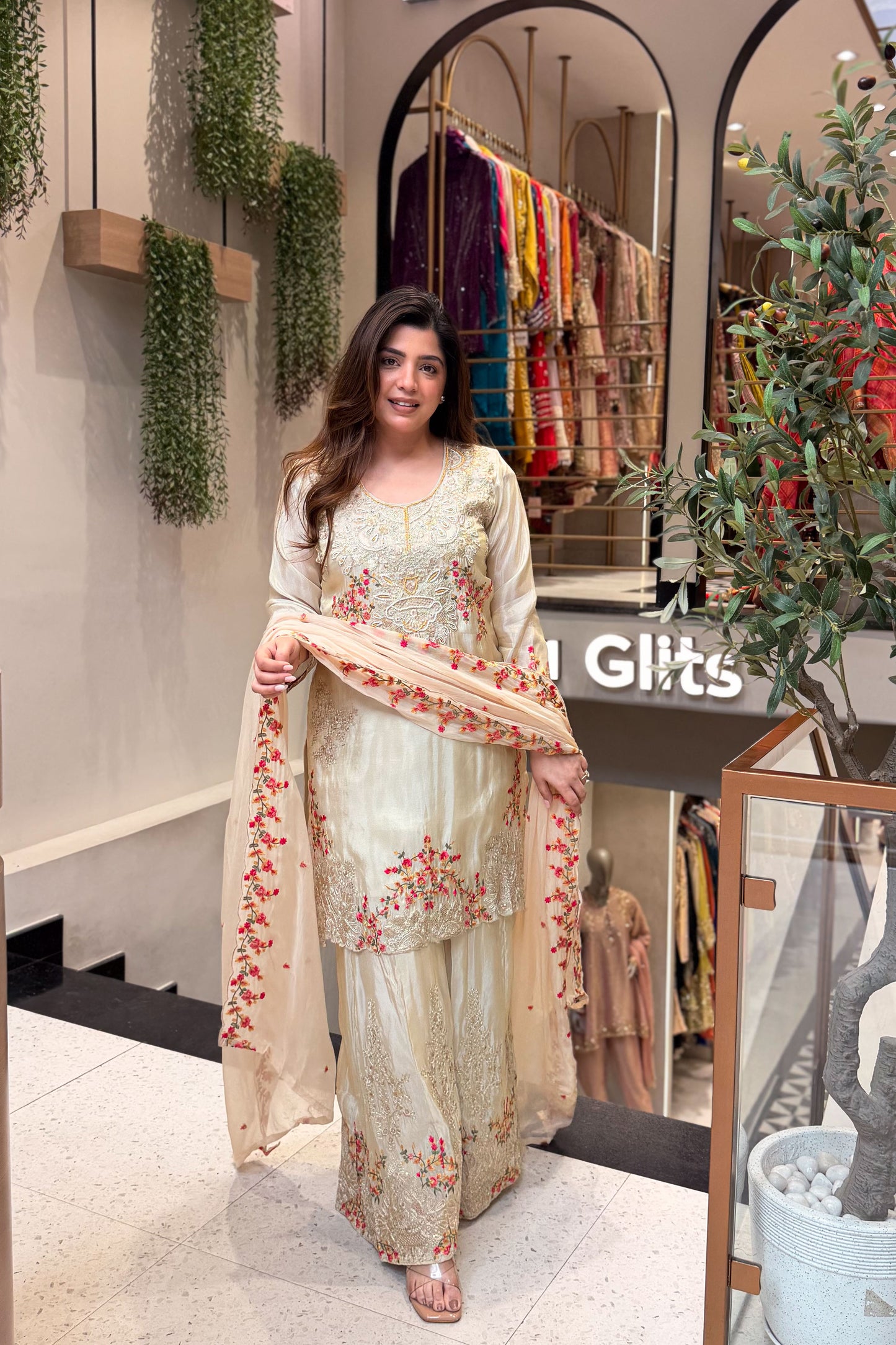 Rima Hand Embroidered Suit Set