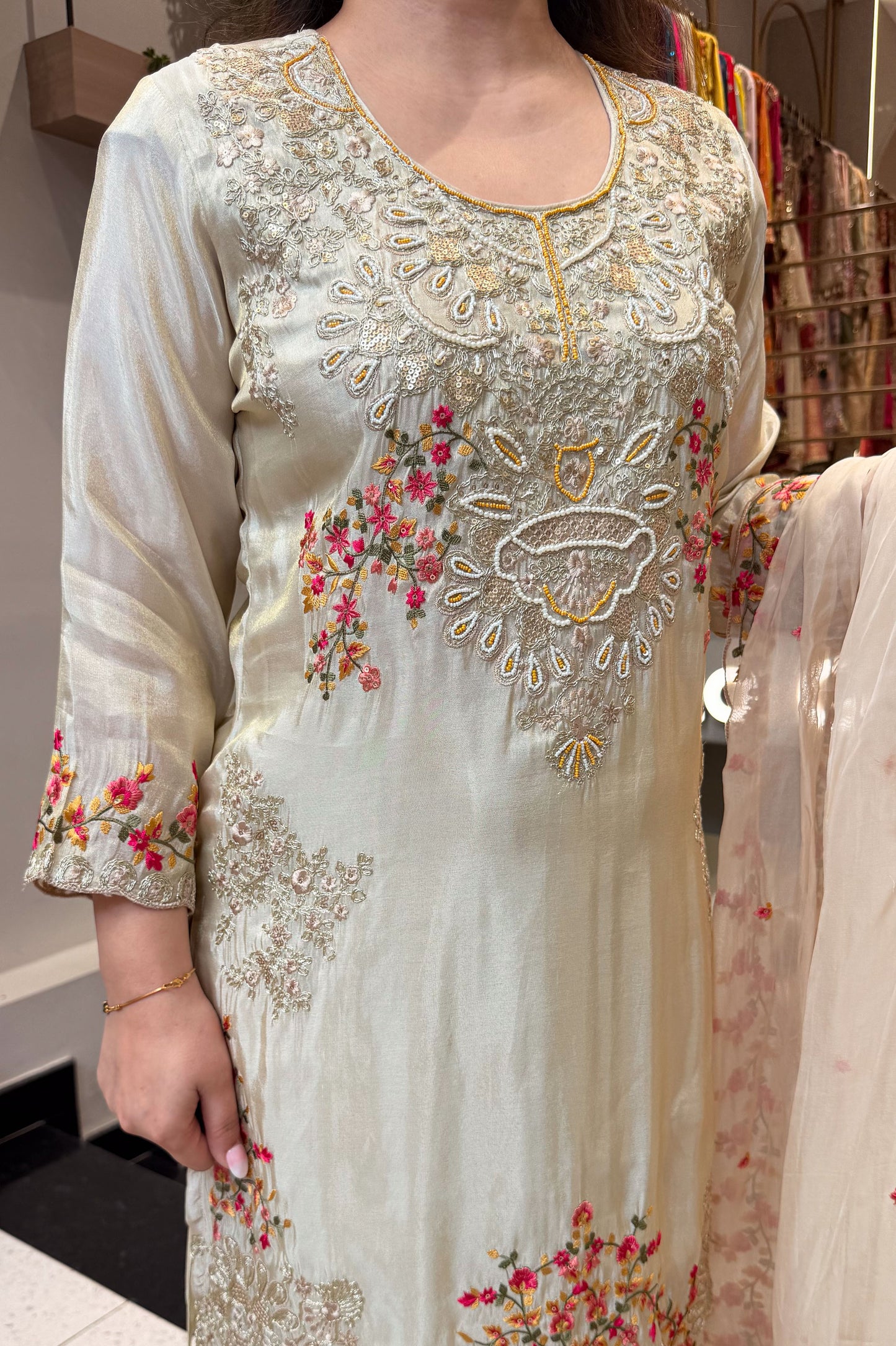 Rima Hand Embroidered Suit Set