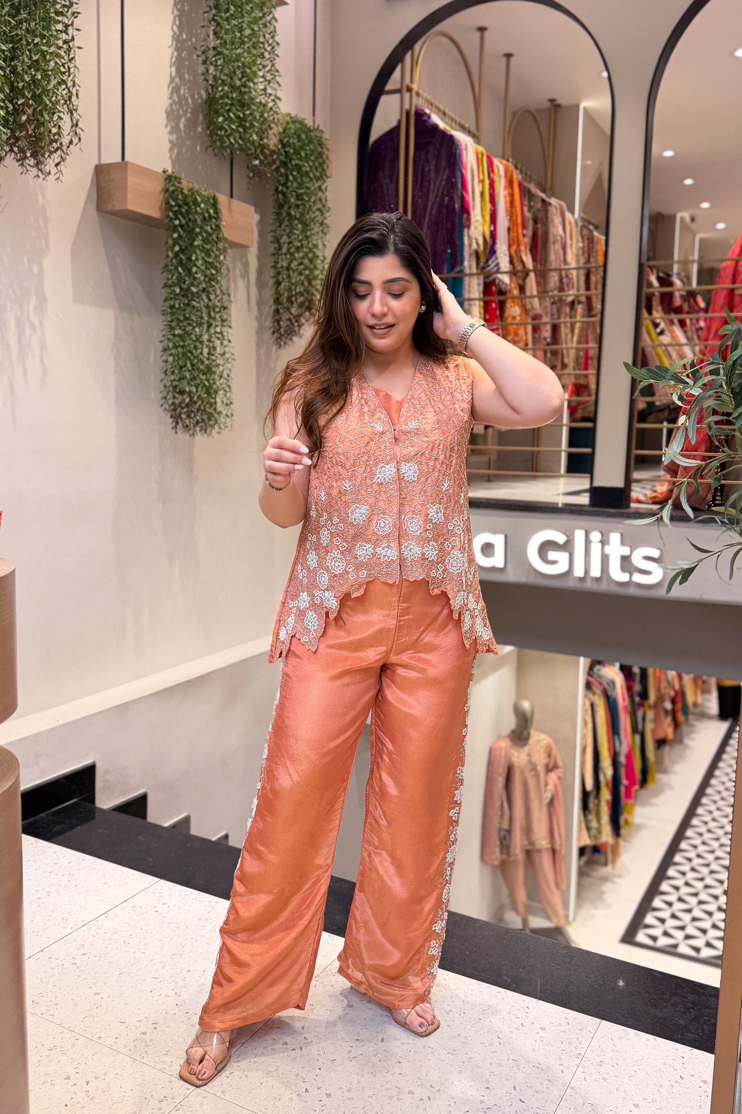 Hifza Embroidered Co ord Set