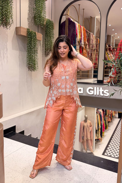 Hifza Embroidered Co ord Set