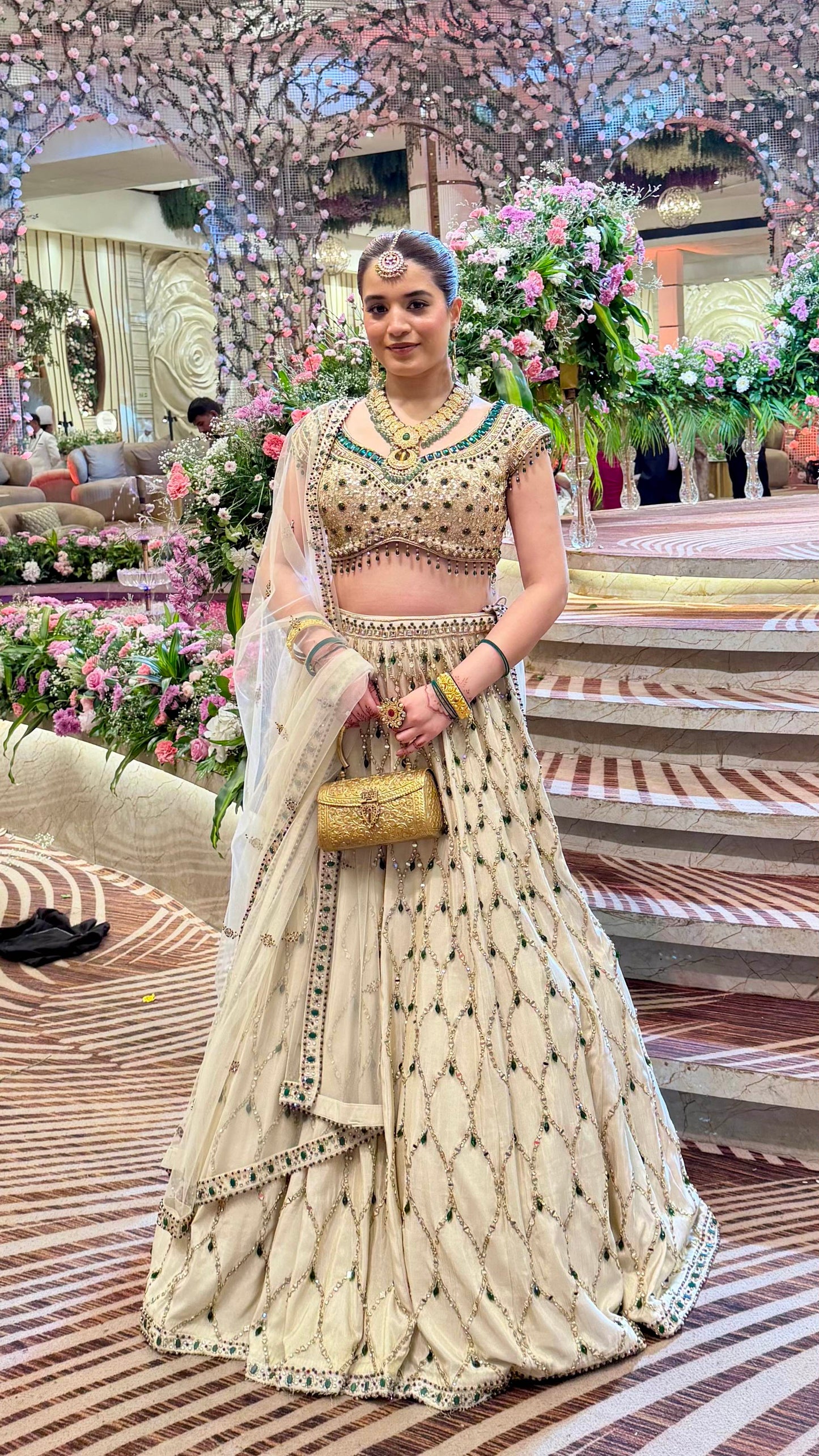 Kairya Hand Embroidered Lehenga